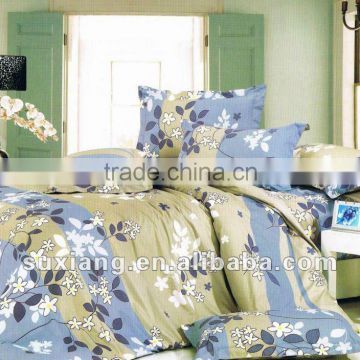 100%Cotton Reactive Printed colorful home textile 4pcs Bedding Set