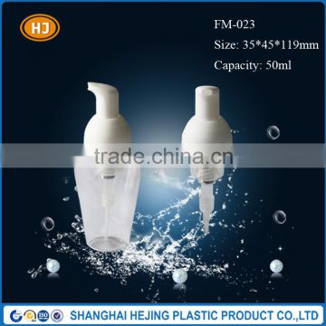 50ml special shape foam soap pump bottle for personal use