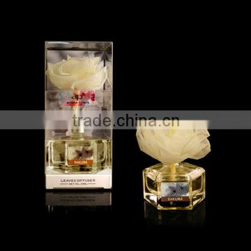 Air Pleasure 60ml leaves flower glass bottle aromatherapy