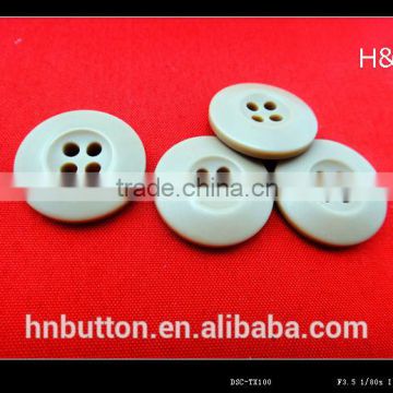 30L yarrow 4 hole resin button for trousers