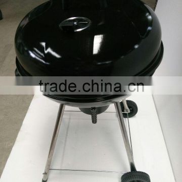 Round kettle hot sale trolley charcoal barbecue grill with 4 legs