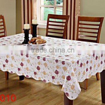 waterproof PVC table cloth/dsposable table cloth