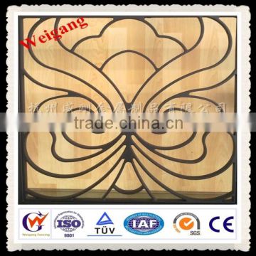 Metal decorative flower fitting design with powder coated