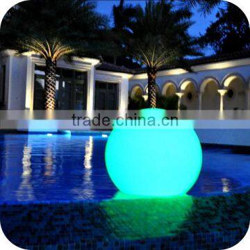 color changing wireless rechargeable waterproof PE led ball