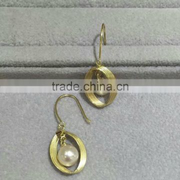 5-5.5mm white Akoya pearl earring designs