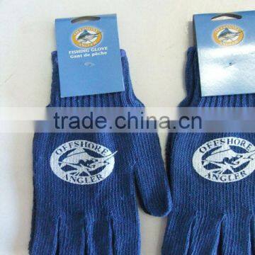 100% polyester working glove with logo printing promotion
