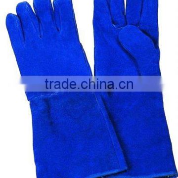 Royal blue welding glove