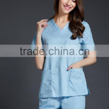 2016 Juqian custom high end V neck green usually Hospital Nursing ...