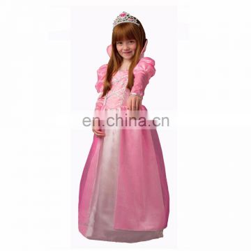 Girls Pink Princess Dress Costume for Party