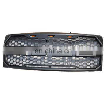 Grille Fit For Ford F150 09-14 Front Hood Grill Raptor Style Black