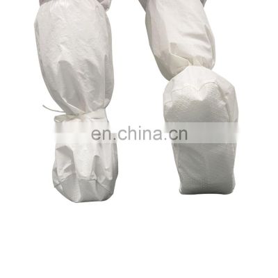 Waterproof Disposable PE lightweight medical adjustable pp isolation high long shoe boot Covers for hospital