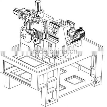 Longitudinal milling complex machine frame TOM-TZ25 portable frame machine