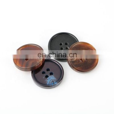 Colorful Factory Wholesale 4-Holes Custom Shirt Natural Buffalo Horn Button