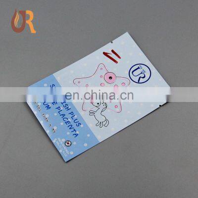 Custom Printing Flexible Facial Mask Packaging Bag