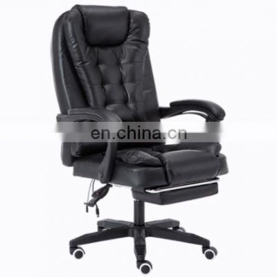 Withstand 200kg home office furniture leather chair used swivel revolving ergonomic massage manager office chair for sale