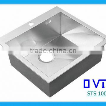 Stainless Steel Handmade Kitchen Sink-STS 100a