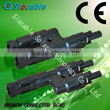 CE approved MC4 branch solar connector leading in solar energy system