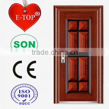 E-TOP DOOR high quality security steel door for Home decoration