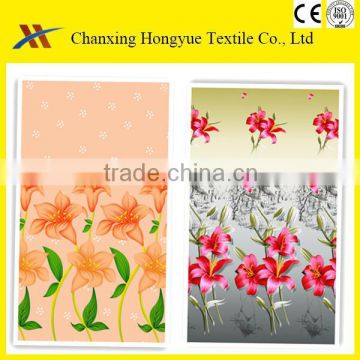 bed sheet fabric microfiber 100%polyester printed fabric/brushed soft fabric for home textile