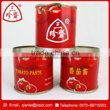 china supplier double concentrated canned tomato paste with best price