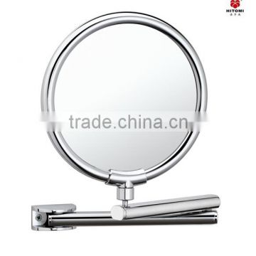 stainless steel wall hanging makeup mirror
