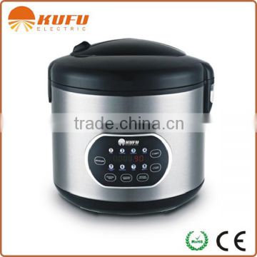 Touch panel round shape multi cooker with ce