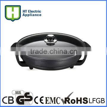 Auto themostat control electric pan