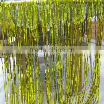 gold metallic foil curtain for party /home decoration