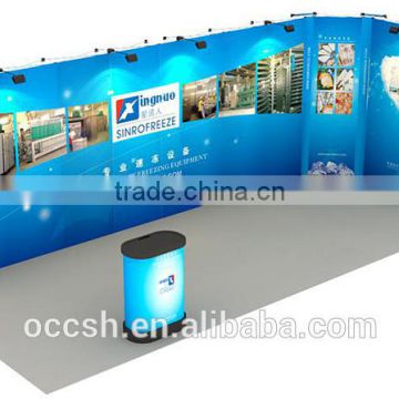 Combined Straight Exhibition Wall Pop Up Display Stand Trade Show Backdrop Stands