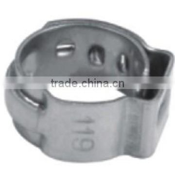 Stainless Steel Step Less Clamp For 3/16" ID Vinyl Hose