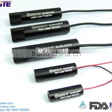 FDA Approved 5mW 635nm Red Line Laser Module Fan Angle 110 degrees