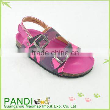 2015 New design beatuiful flat kids sandal shoes