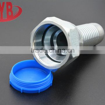 China Supplier hot sale JIC male thread 74 degree carbon steel pipe fitting nipple