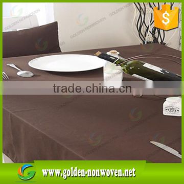 colorful non-woven restaurant tablecloth/tabel cover/pp spunbond non woven table cloth/tablecloth