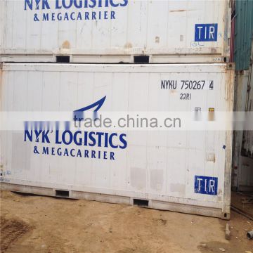 used 20RF shipping standard reefer container for sale