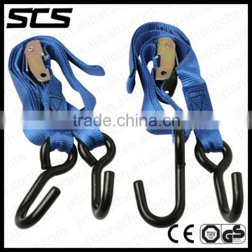 1'' x 20' cam buckle tie down straps with S-Hook