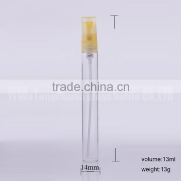 13ml Clear Refillable Perfume Plastic Atomizer Glass Bottle,Plastic Sprayer Pump Bottles