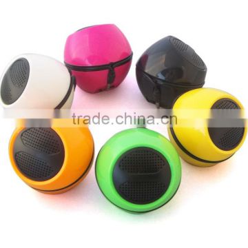 Portable mini usb radio speaker,round small speakers(SP-105)