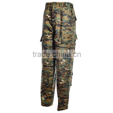 Digital woodland camouflage pants for men