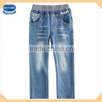 (B6006) cowboy 5-13Y Nova brand wholesale boys jeans pants kids jeans manufacturer China