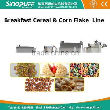 High Quality Double Screw Corn flakes Snack Making Machine