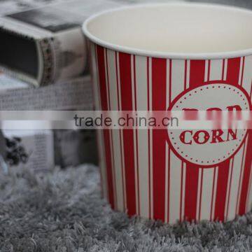 disposable paper Cup Double & single PE for popcorn cheap papaer cup for popcorn