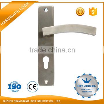 Security stainless steel door lock handle for home