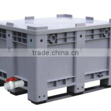 1200*1000*760mm vented high capacity plastic pallet box