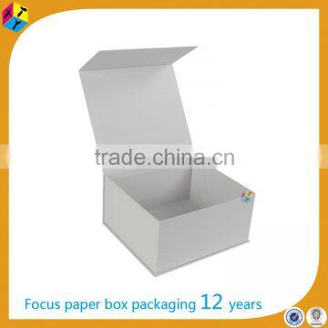 Handmade paper packaging gift plain white hat box