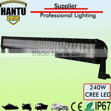 240w car light bar 52.8 inch double row headlight led light bar in China