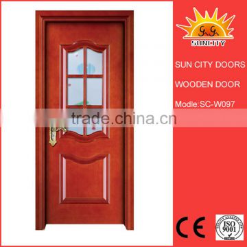 SC-W097 Modern Design High Quality Main Entrance Wooden Doors