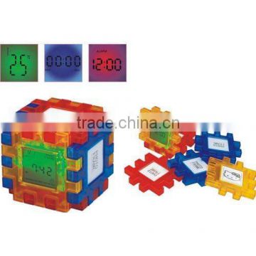 Hot sales amazing cube clock for promotion