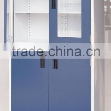 chemical resistant lockable laboratory steel glass door chemical storage cabinet
