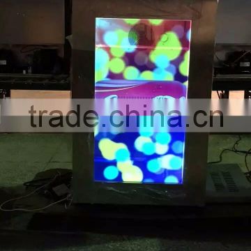 EKAA 65inch Transparent touch screen lcd display fridge